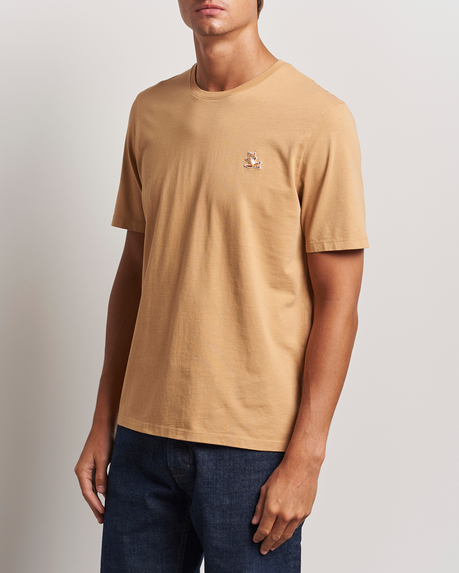 Men |  | Maison Kitsuné | Chillax Fox T-Shirt Chamomile Beige