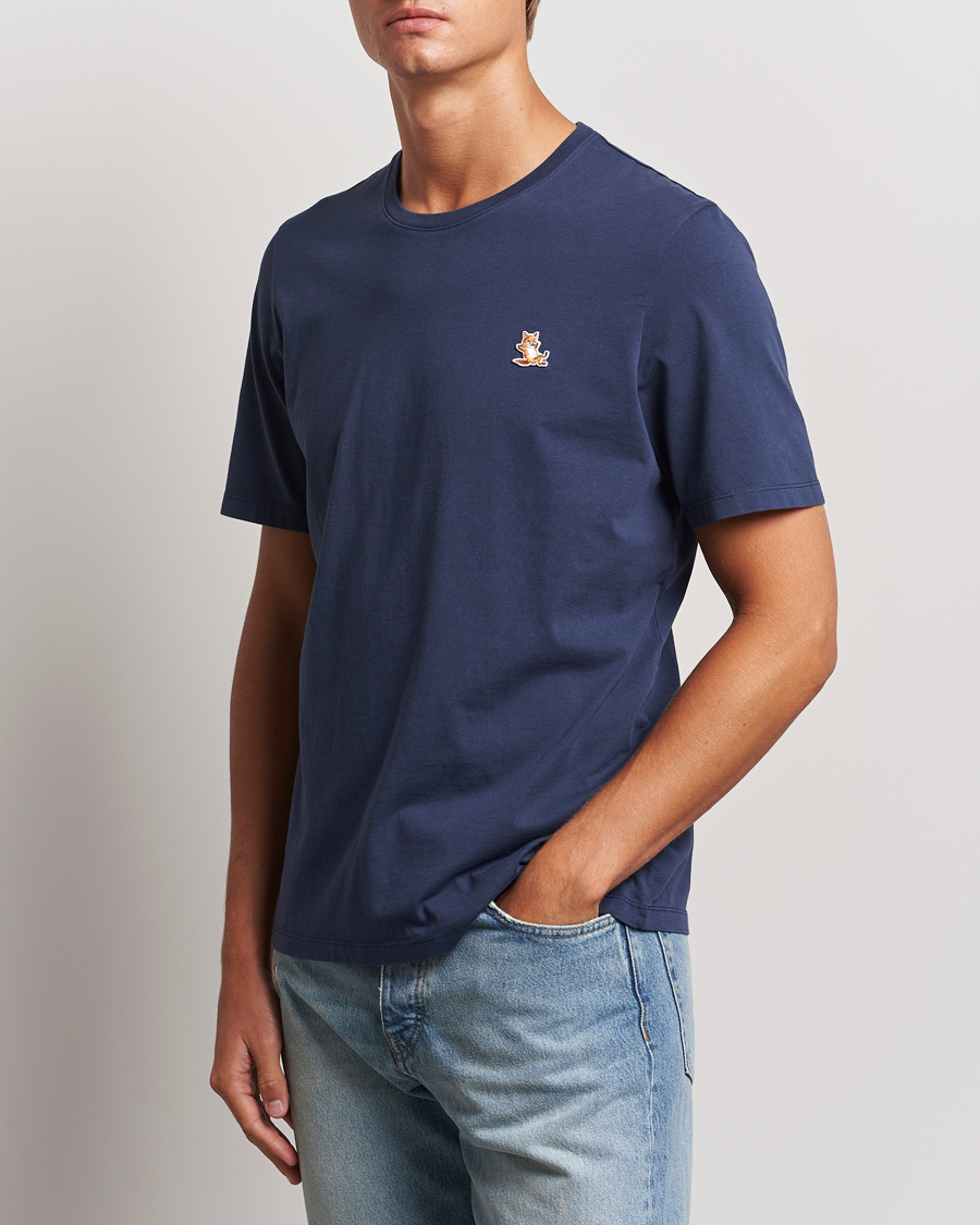 Men |  | Maison Kitsuné | Chillax Fox T-Shirt Eclipse Blue