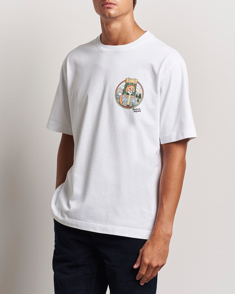 Men |  | Maison Kitsuné | Rambling Fox T-Shirt White