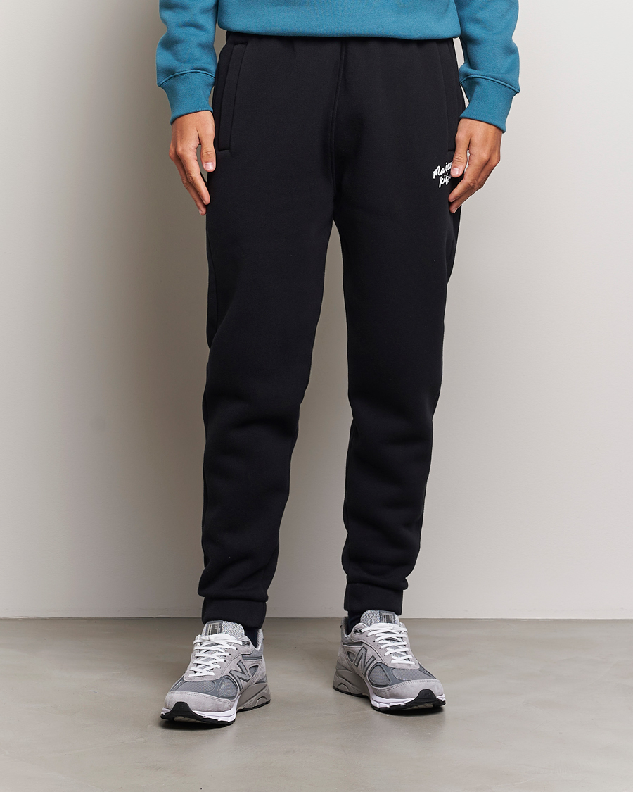 Men |  | Maison Kitsuné | Mini Handwriting Sweatpants Black