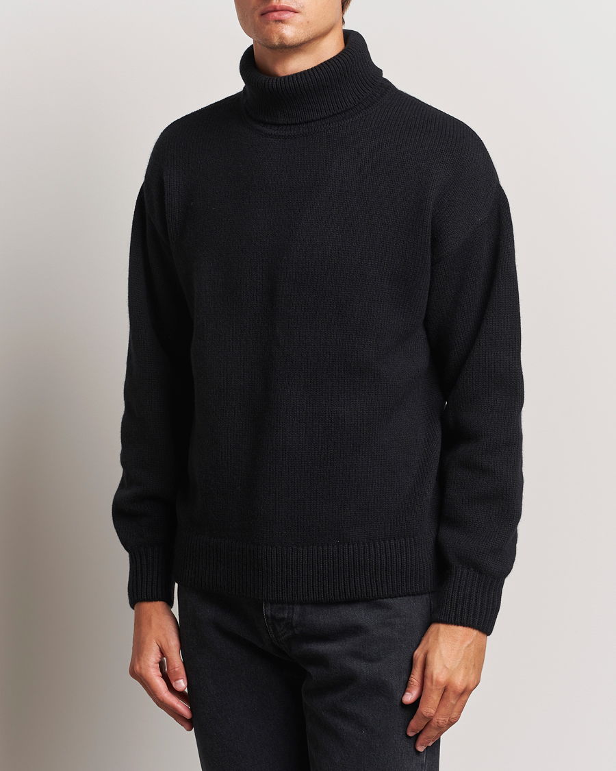 Men |  | Colorful Standard | Merino Wool Turtleneck Deep Black