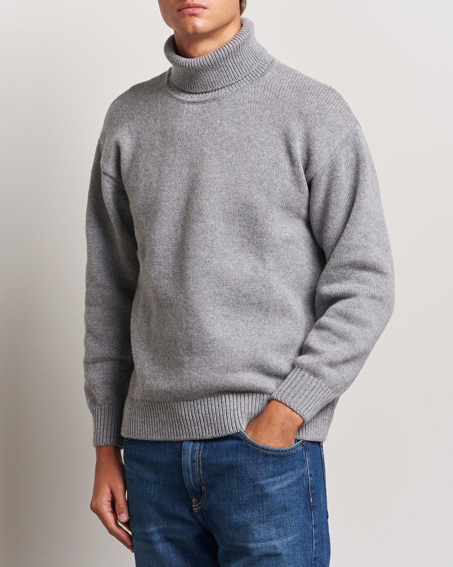 Men |  | Colorful Standard | Merino Wool Turtleneck Heather Grey