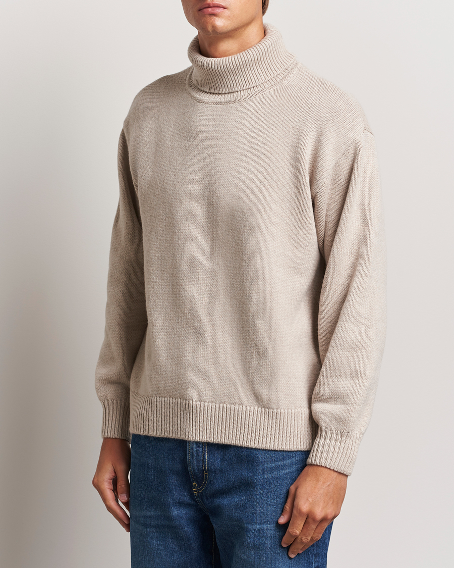 Men |  | Colorful Standard | Merino Wool Turtleneck Ivory White