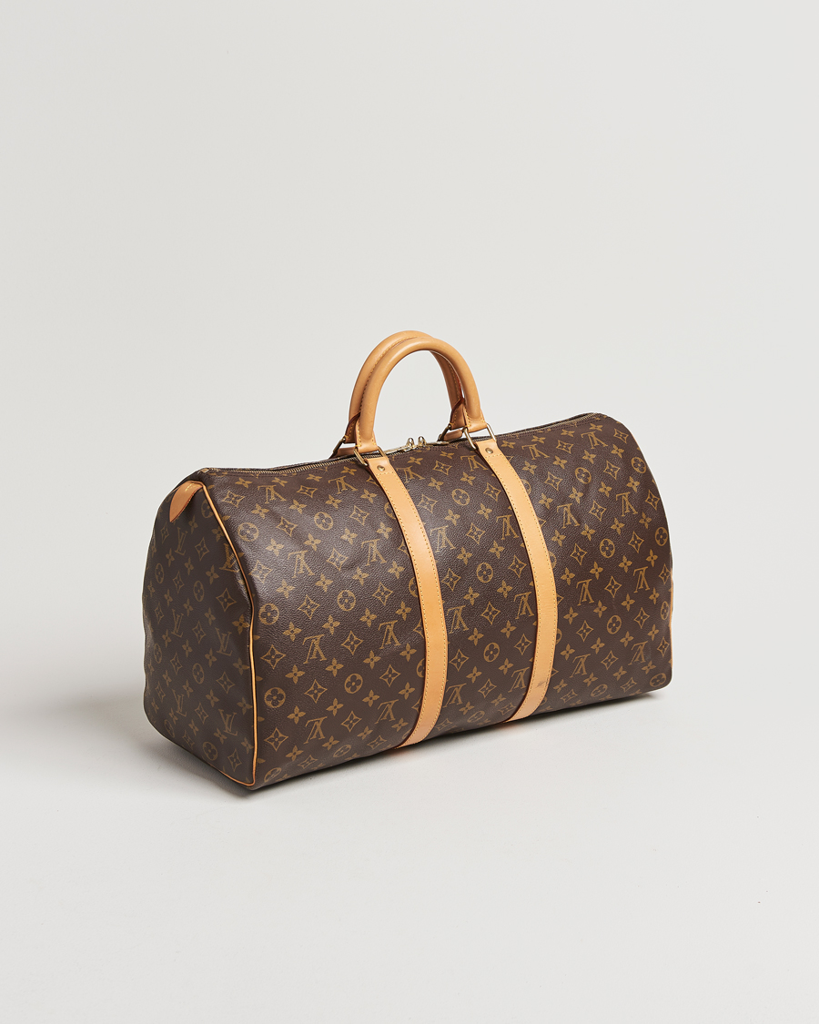 Men |  | Louis Vuitton Pre-Owned | Keepall 50 Bag Monogram 