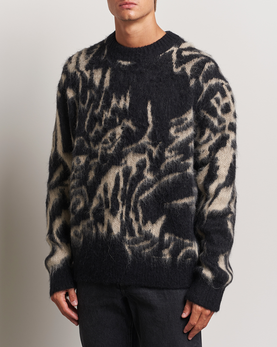 Men |  | J.Lindeberg | Falkor Jacquard Knit Sweater Black