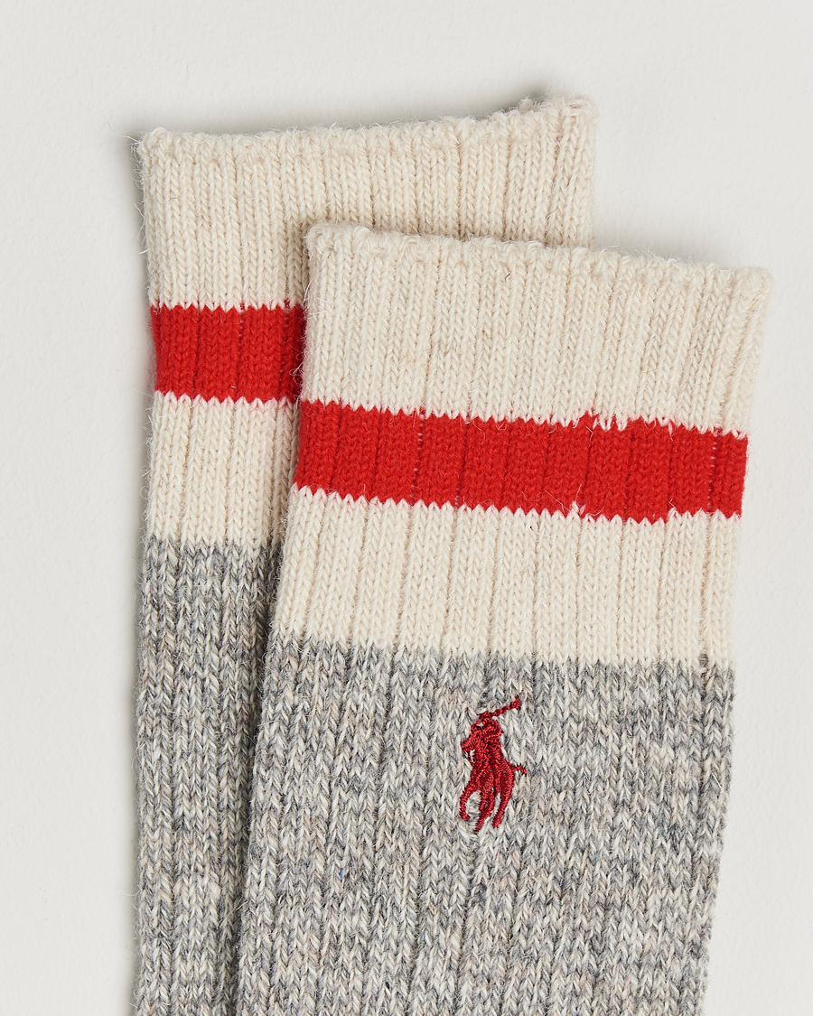 Men |  | Polo Ralph Lauren | Wool Rag Boot Sock Grey Heather