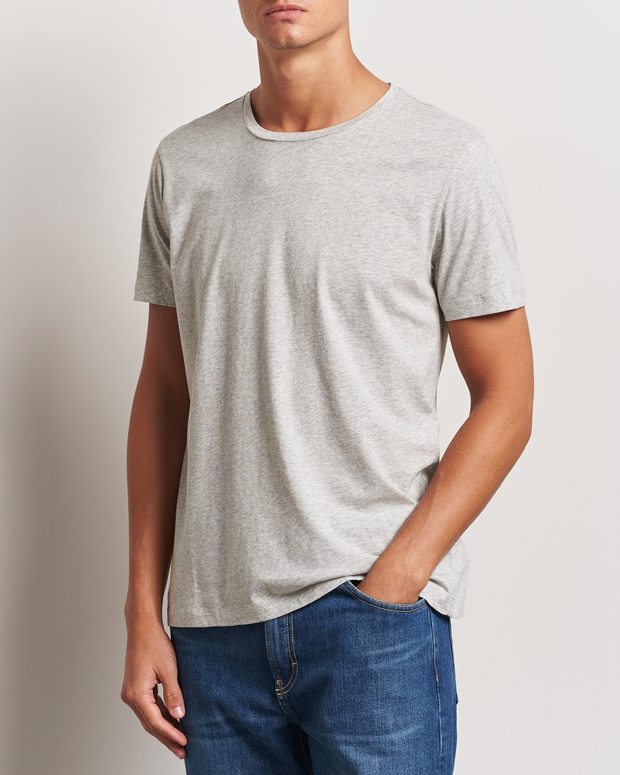 Men | Clothing | A Day\'s March | Lightweight T-Shirt Grey Melange