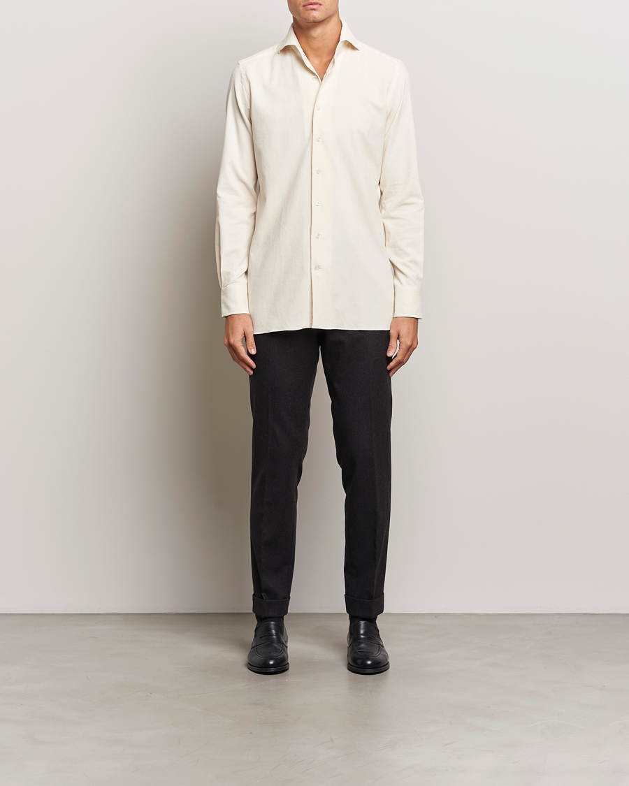 Men |  | 100Hands | Japan Corduroy Shirt Off White