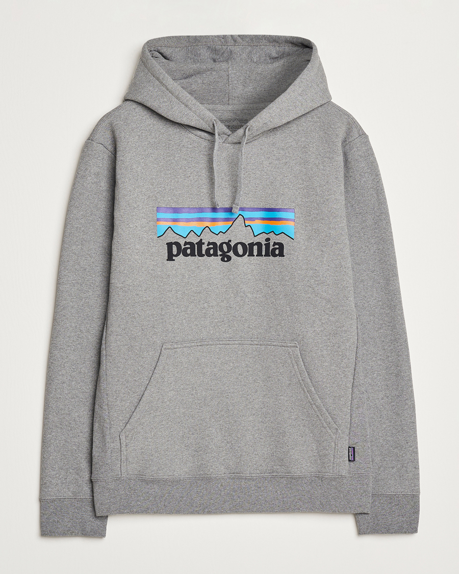 Patagonia P 6 Logo Uprisal Hoody Gravel Heather at CareOfCarl