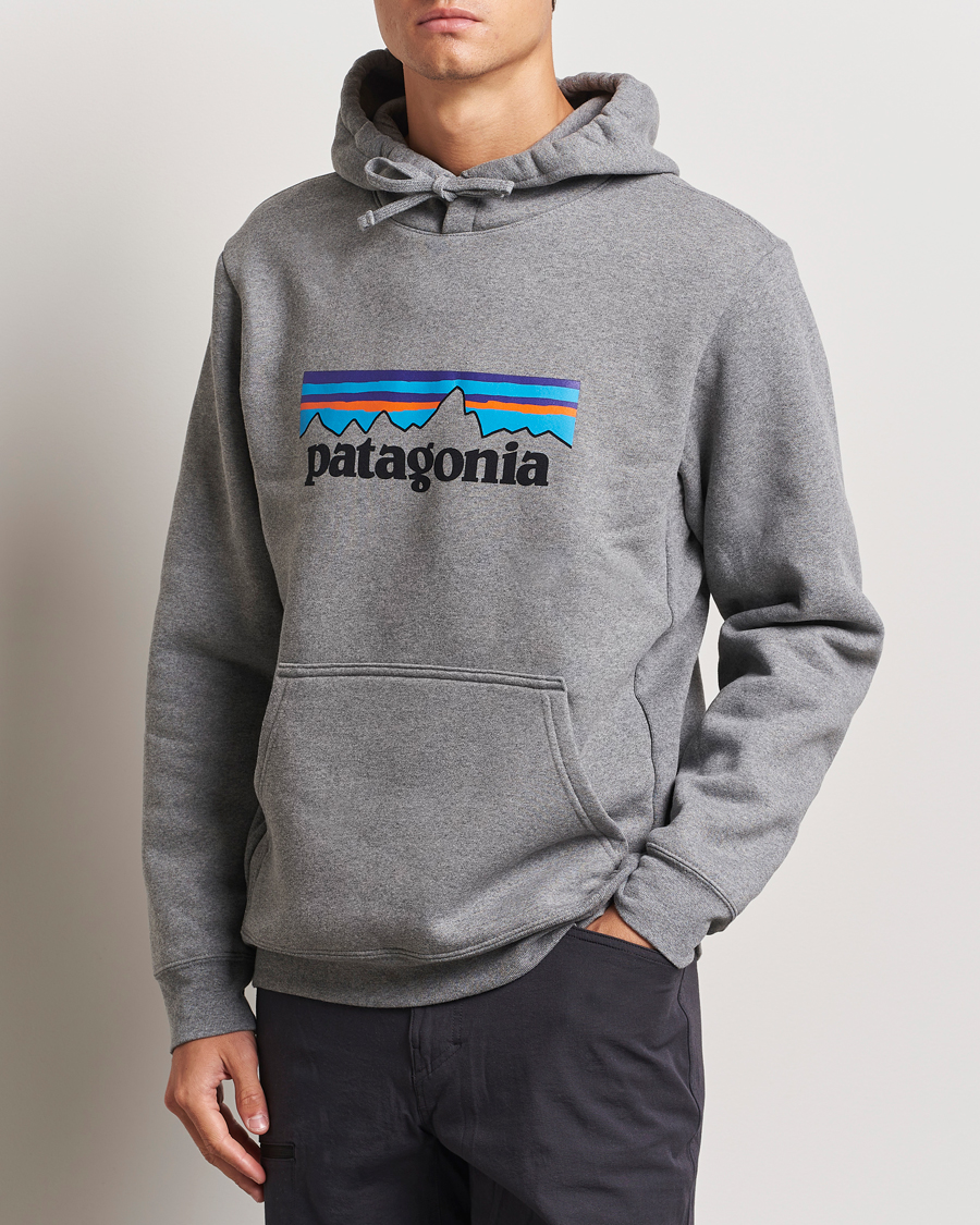 Men |  | Patagonia | P-6 Logo Uprisal Hoody Gravel Heather