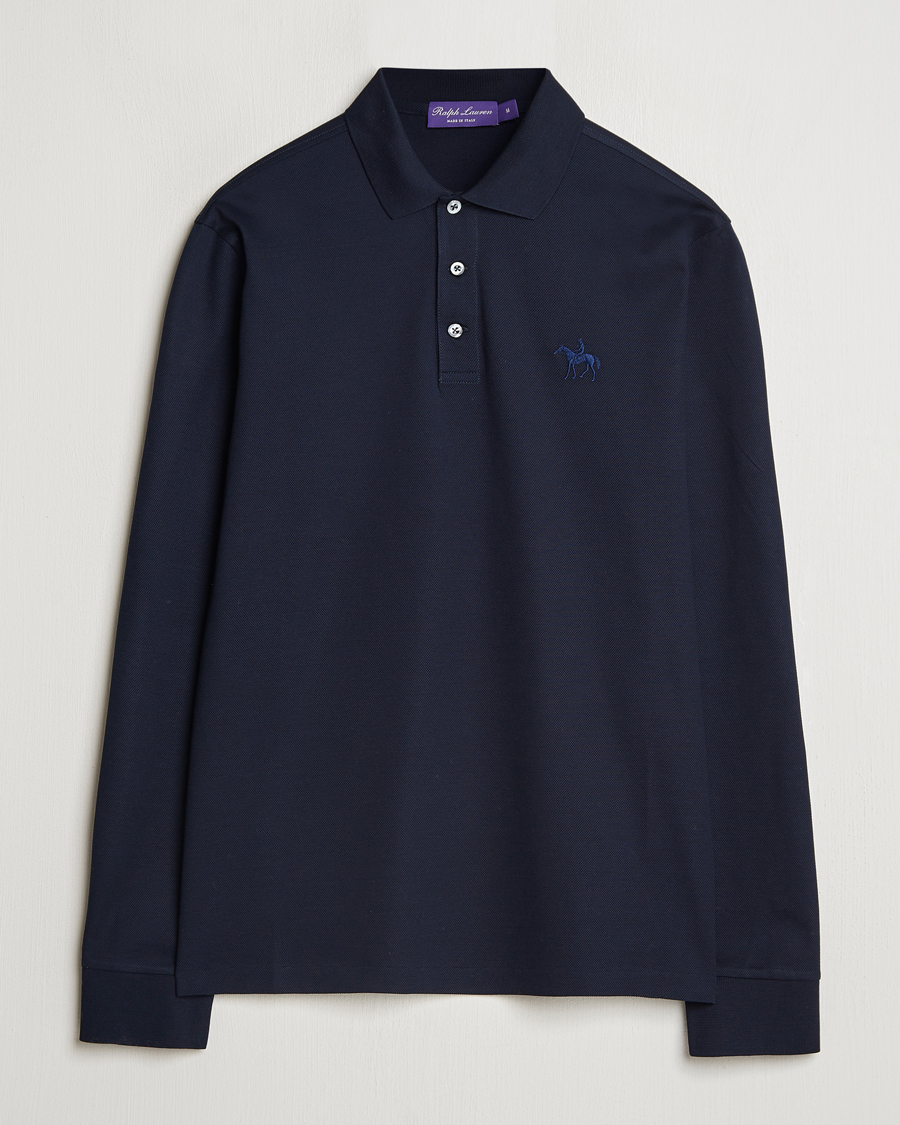 Ralph deals Lauren Purple Label Long-sleeved Polo