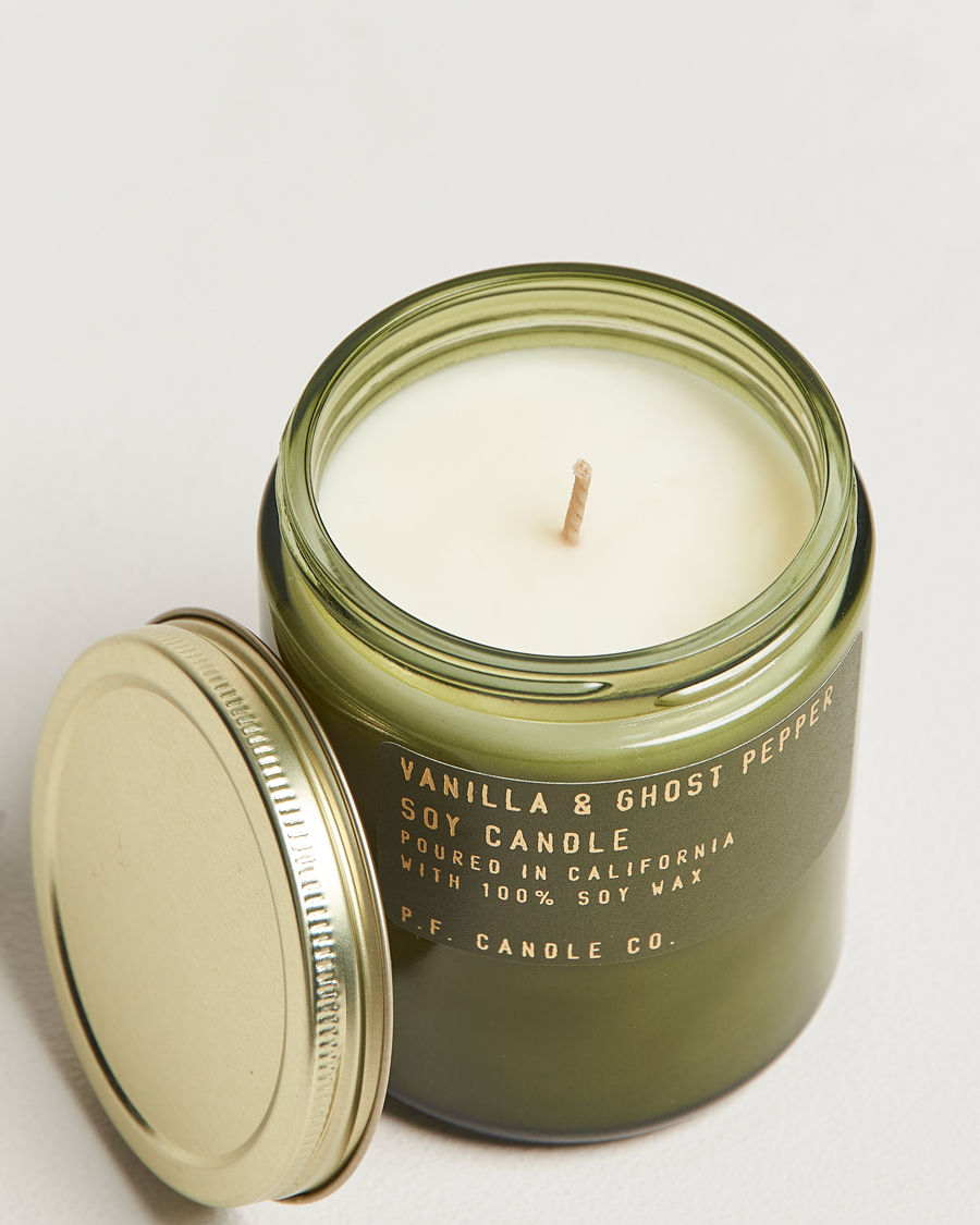 Men |  | P.F. Candle Co. | Soy Candle No. 18 Vanilla & Ghost Pepper 204g 