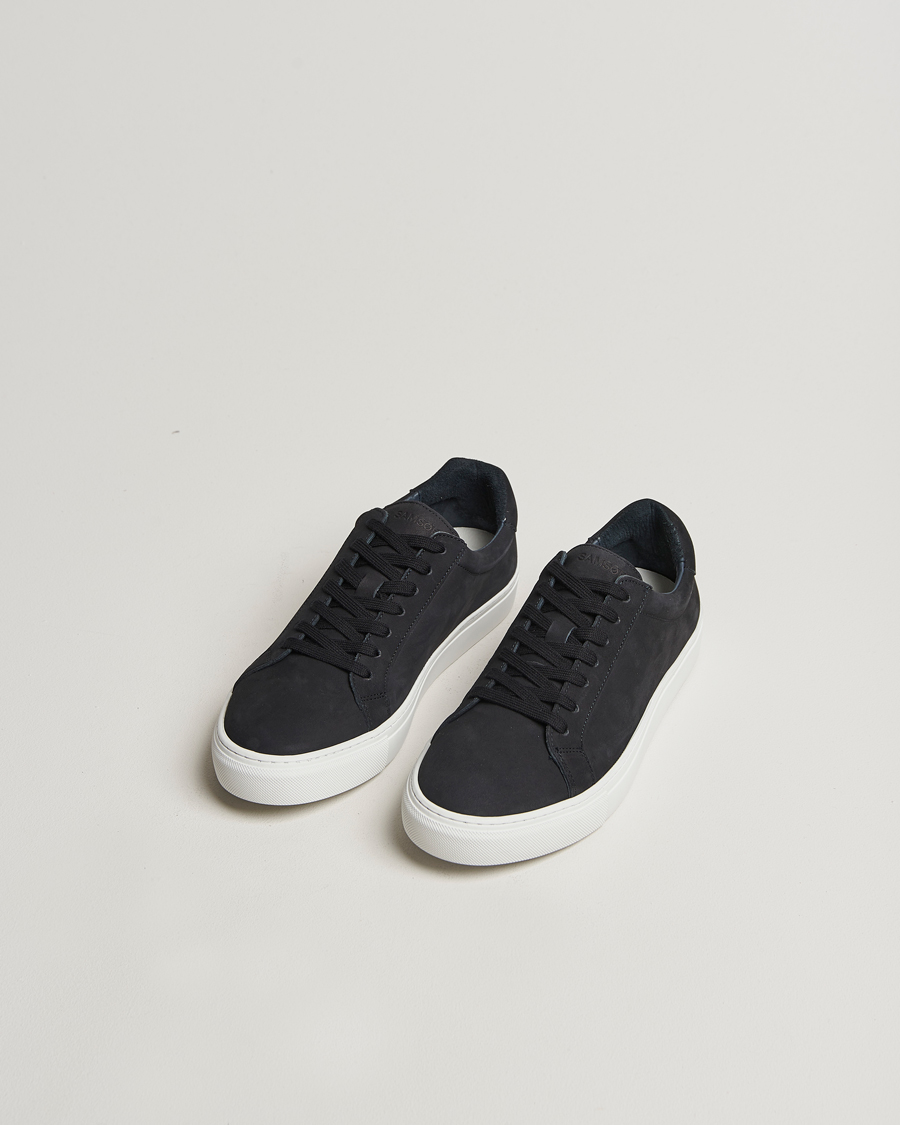 Men |  | Samsøe Samsøe | Saharry Nubuck Sneakers Salute Navy