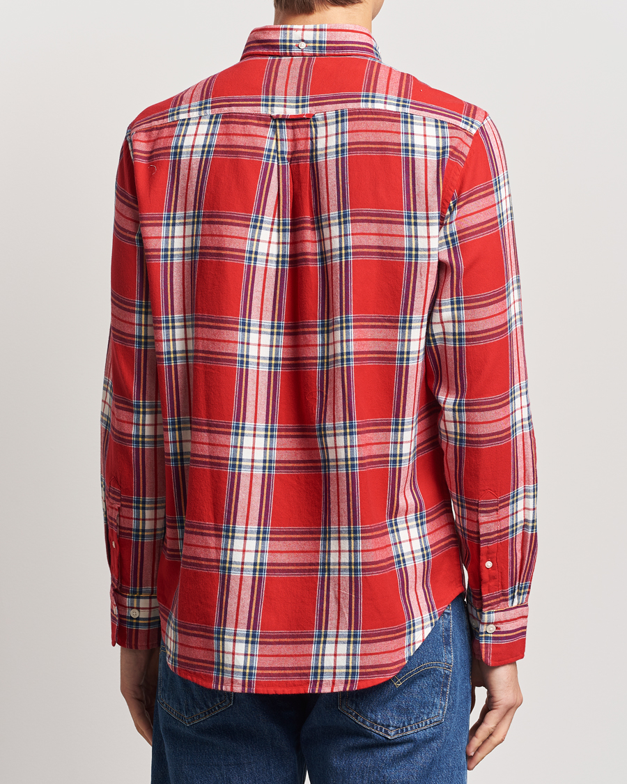 Gant Shirt Mens purchases XL Red Plaid Heritage Twill Long Sleeve Button Down Top