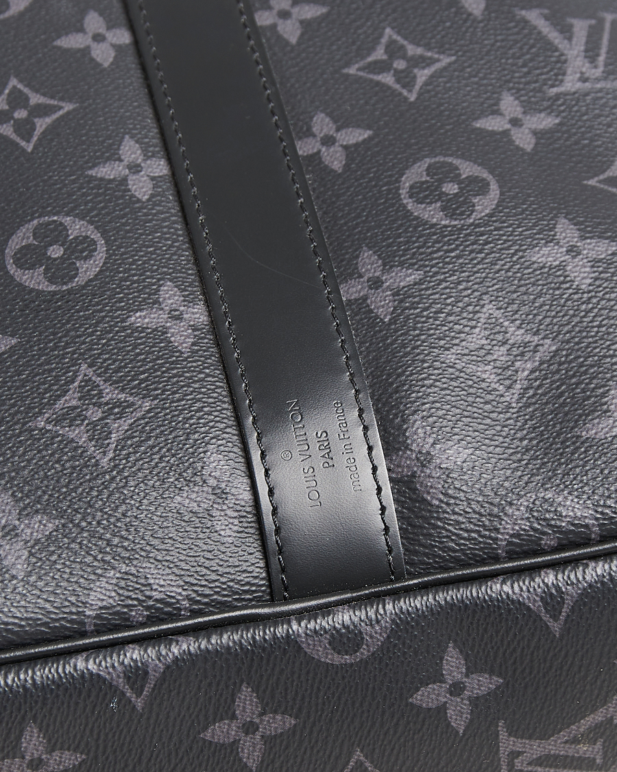 Louis Vuitton Pre-Owned Keepall Bandoulière 55 Monogram Eclipse at CareOfC