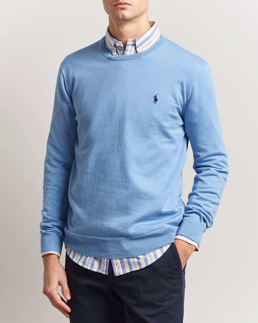 Polo ralph lauren cotton crewneck sweater sale