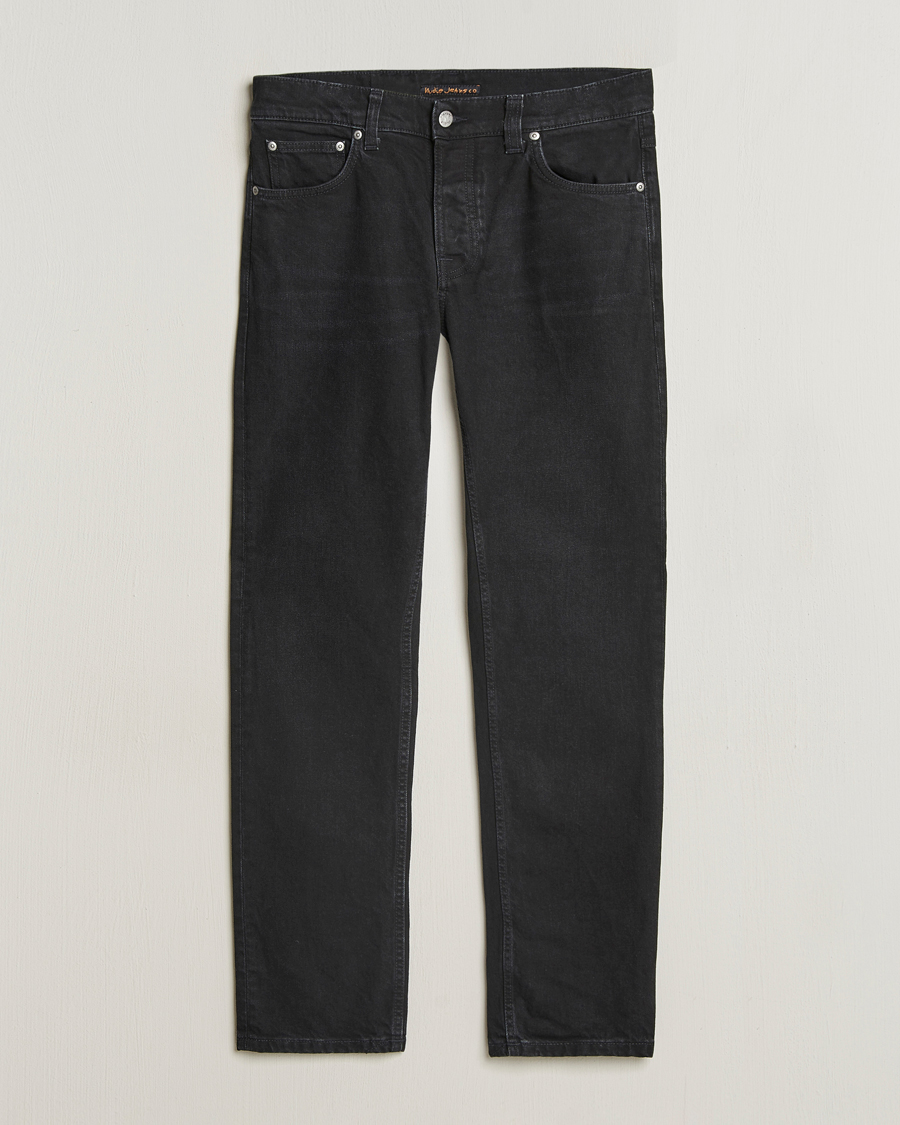 Nudie Jeans Black Denim online 31 Waist 32 Length