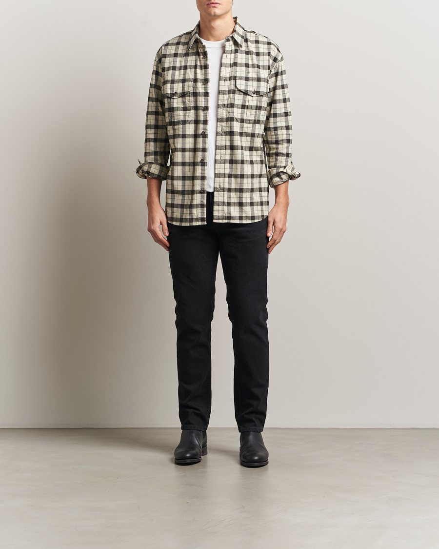 Men | Jeans | Nudie Jeans | Solid Ollie Jeans Black Steel