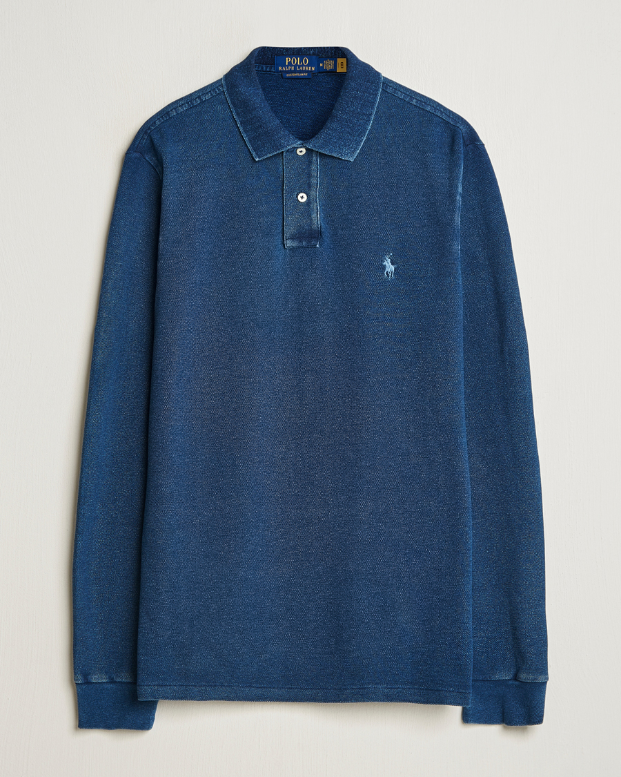 Ralph lauren custom slim fit long sleeve polo on sale