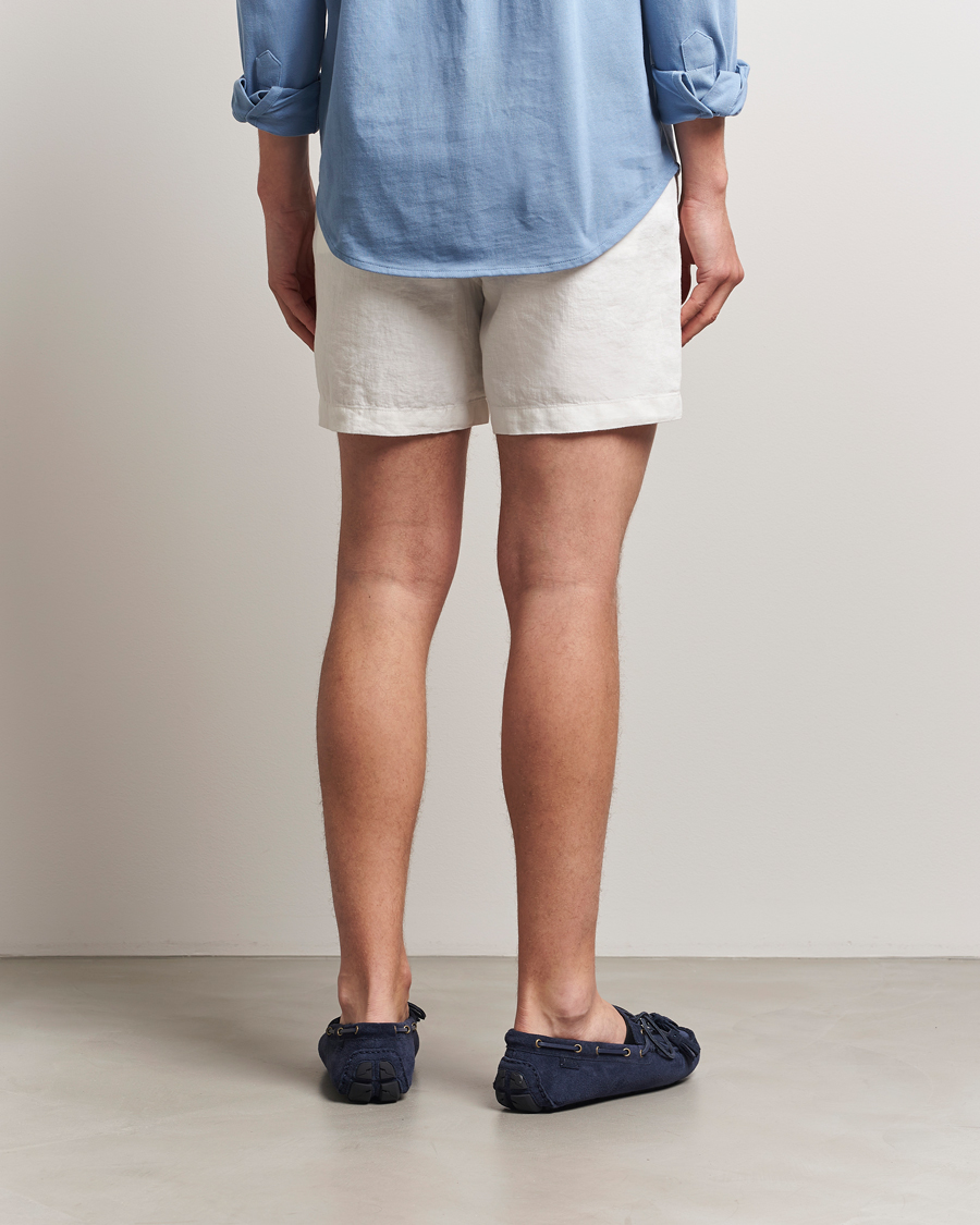 Men | Shorts | Polo Ralph Lauren | Prepster Linen Shorts Deckwash White