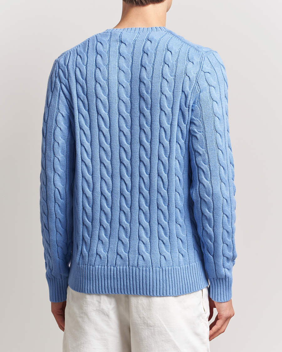 Men | Sweaters & Knitwear | Polo Ralph Lauren | Cotton Cable Pullover New Litchfield Blue