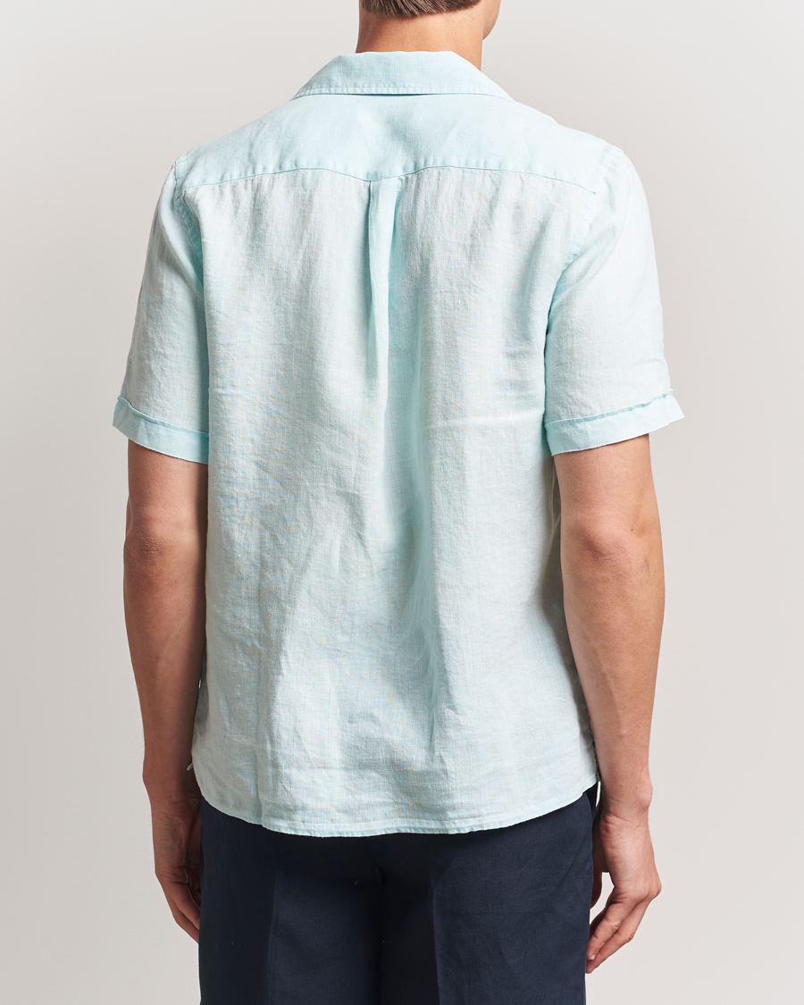 Men | Shirts | Vilebrequin | Charli Resort Short Sleeve Shirt Pacific