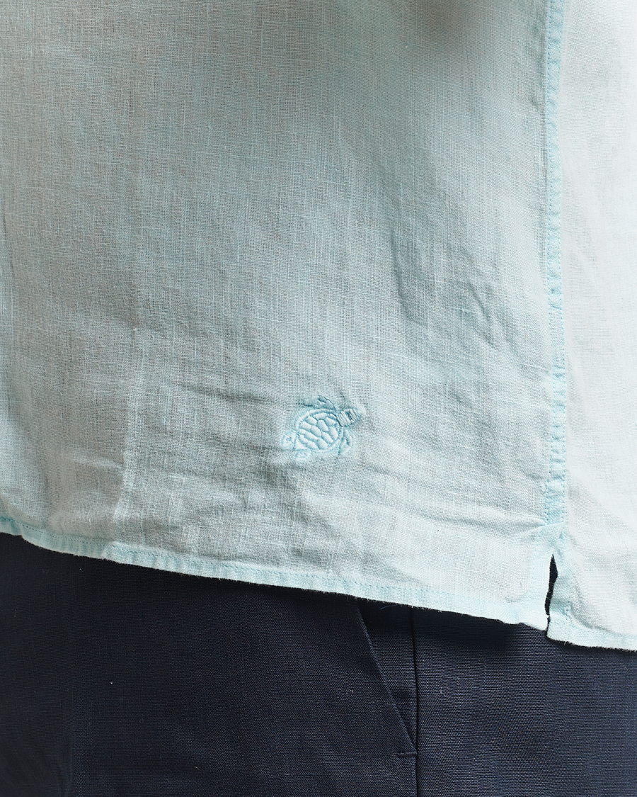 Men | Shirts | Vilebrequin | Charli Resort Short Sleeve Shirt Pacific