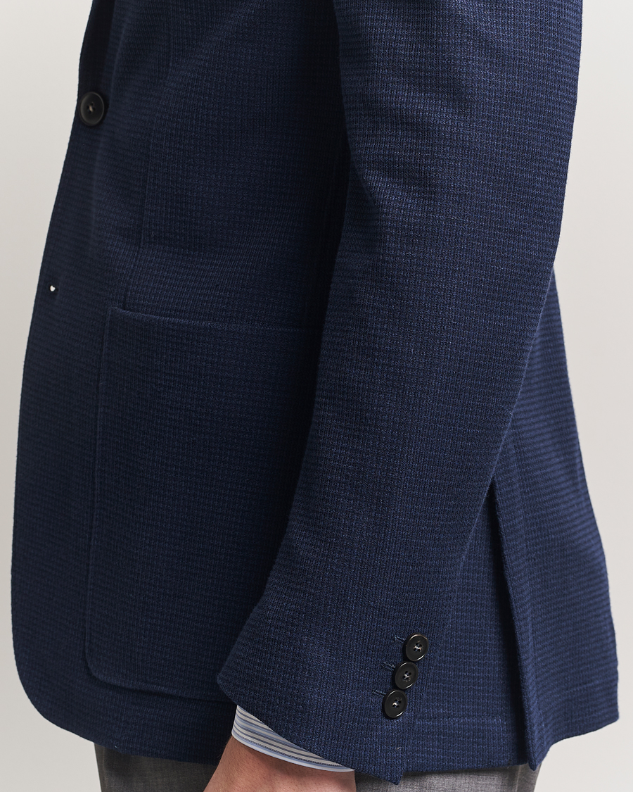 Men | Blazers | Canali | Structured Jersey Blazer Navy