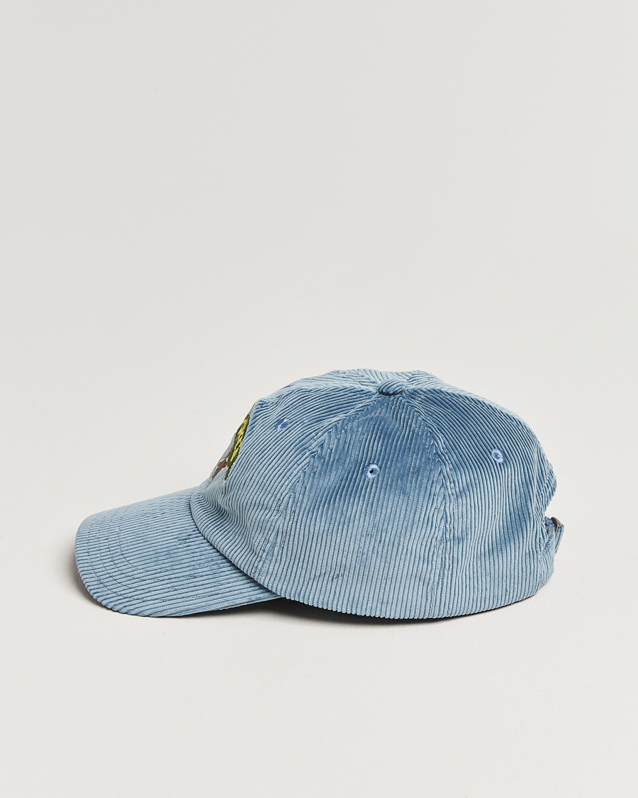 Men | Drake's Drake´s Tree Baseball Cap Cornflower Blue | Drake's | Drake´s Tree Baseball Cap Cornflower Blue