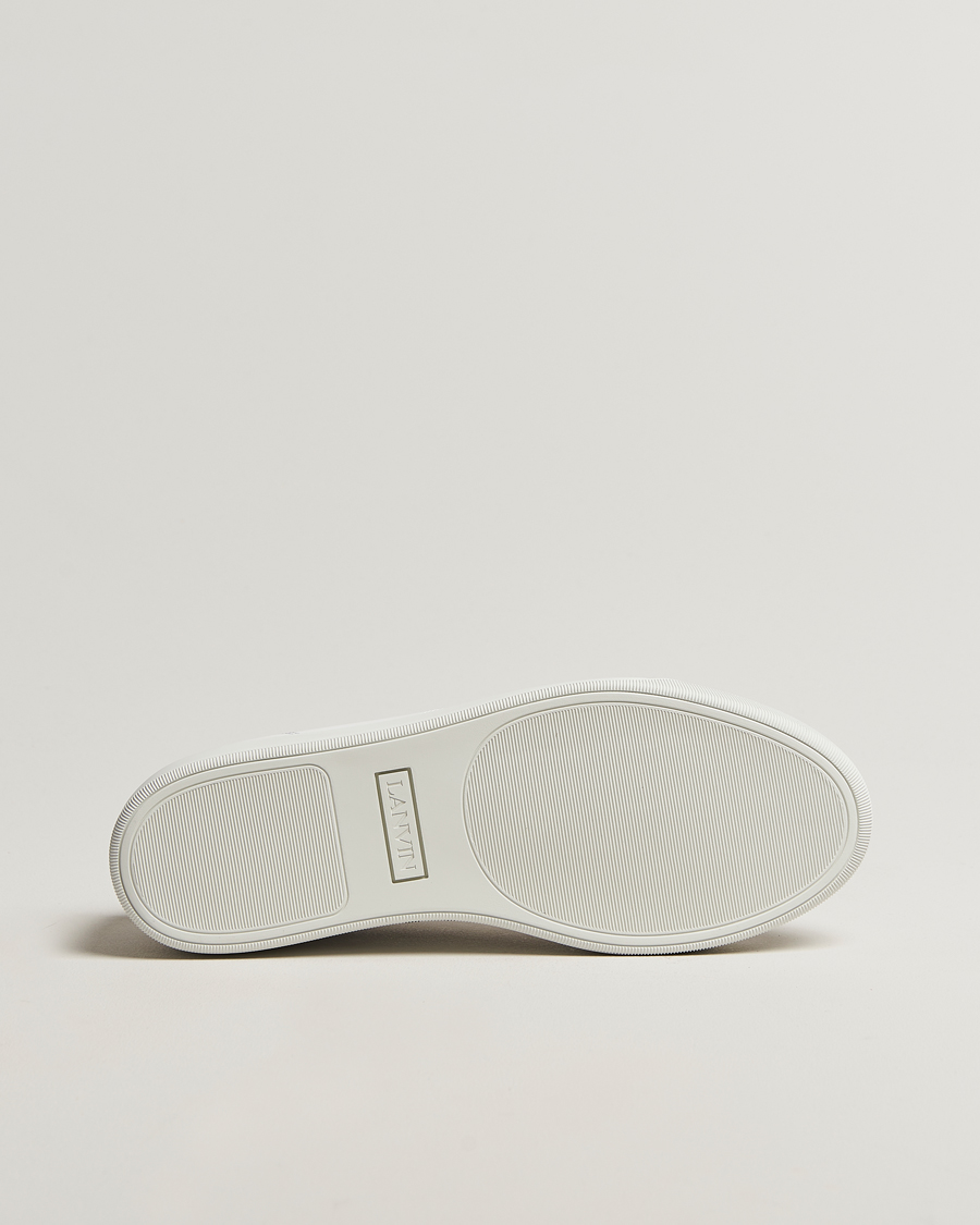 Men | Lanvin Nappa Cap Toe Sneaker White | Lanvin | Nappa Cap Toe Sneaker White