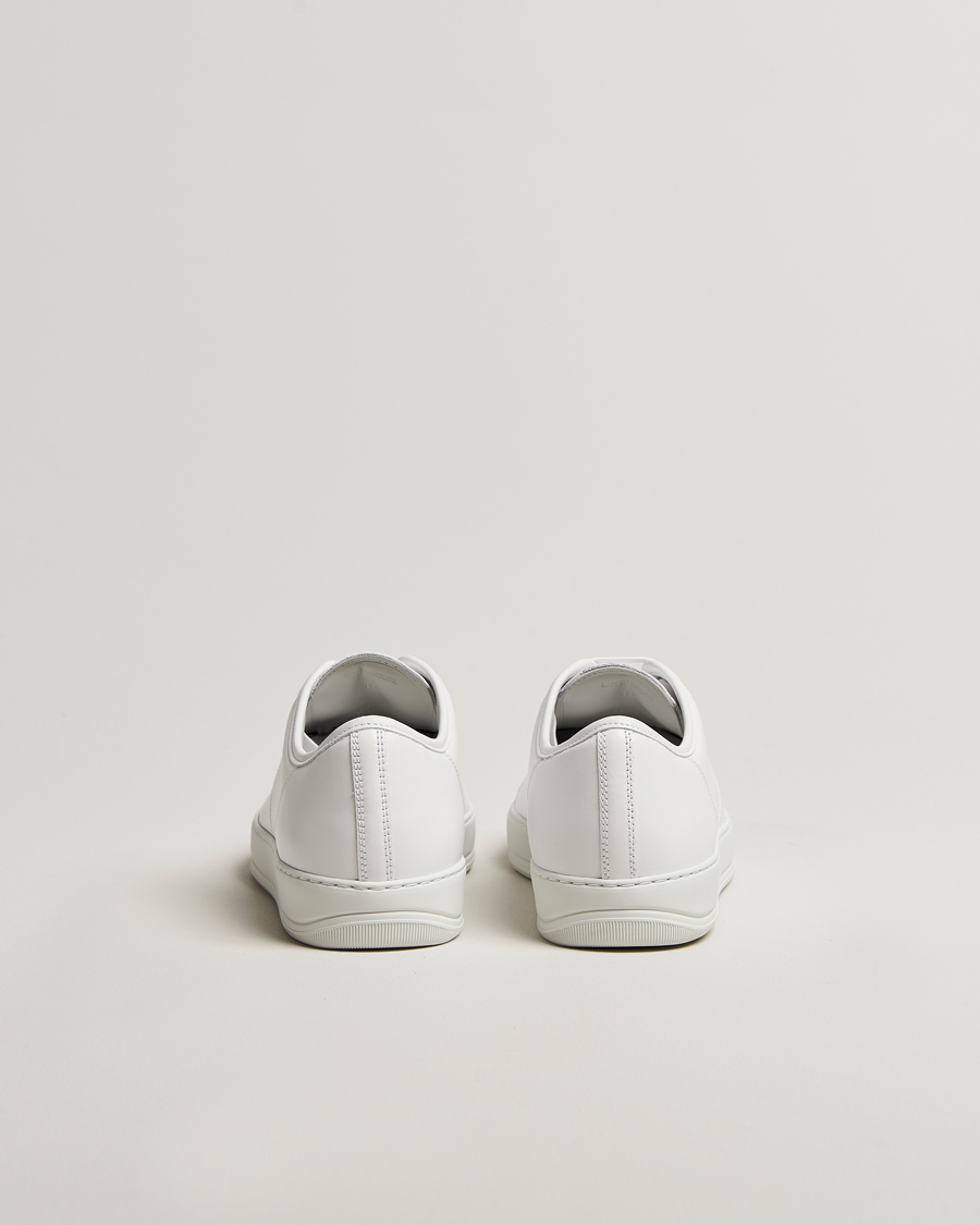 Men | Lanvin Nappa Cap Toe Sneaker White | Lanvin | Nappa Cap Toe Sneaker White