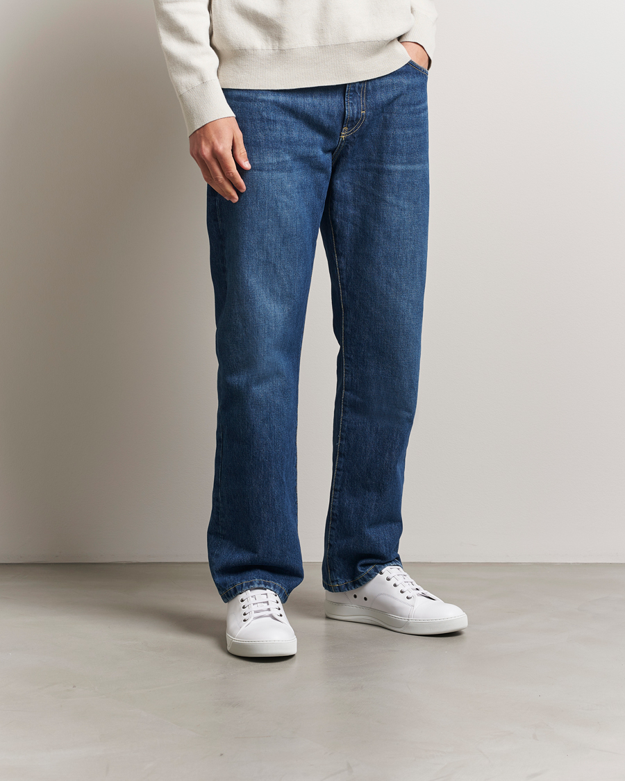 Men | Lanvin Nappa Cap Toe Sneaker White | Lanvin | Nappa Cap Toe Sneaker White