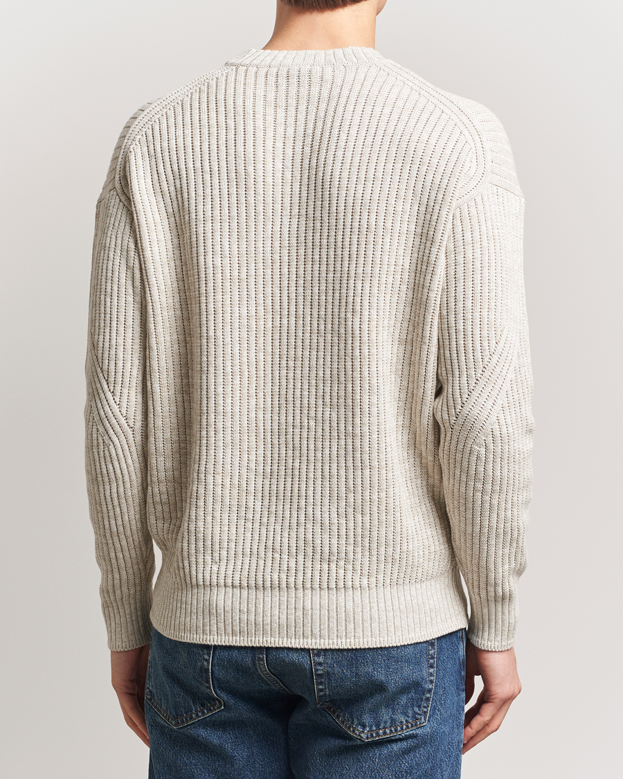 Men | Sweaters & Knitwear | BOSS ORANGE | Kesca Knitted Sweater Light Beige