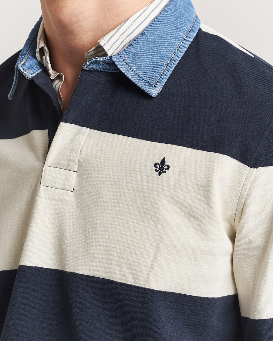 Men | Sweaters & Knitwear | Morris | Harbour Rugger Blue/White XL