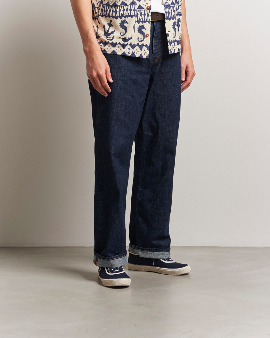 Men | Novesta Cotton Deck Shoe Navy | Novesta | Cotton Deck Shoe Navy