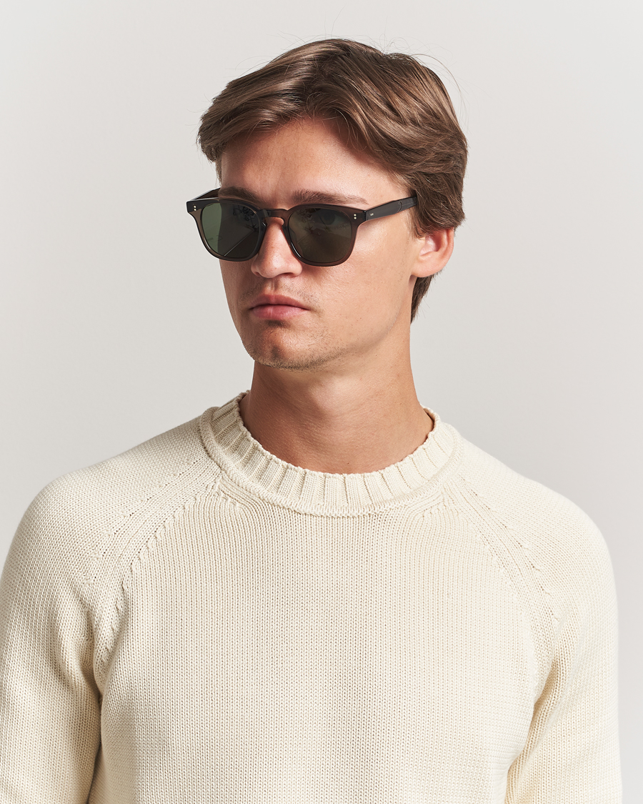 Men | Garrett Leight Ace II 49 Sunglasses Black Glass | Garrett Leight | Ace II 49 Sunglasses Black Glass