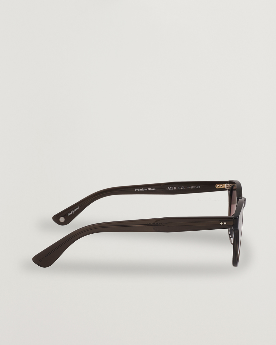 Men | Garrett Leight Ace II 49 Sunglasses Black Glass | Garrett Leight | Ace II 49 Sunglasses Black Glass