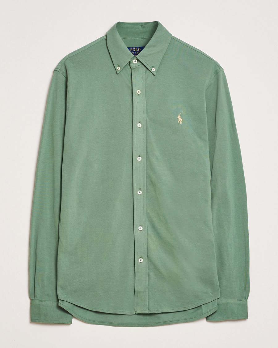Men | Shirts | Polo Ralph Lauren | Featherweight Mesh Shirt Fatigue