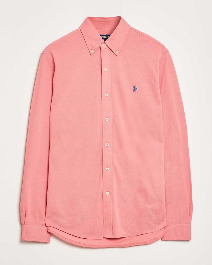 Men | Shirts | Polo Ralph Lauren | Featherweight Mesh Shirt Desert Rose