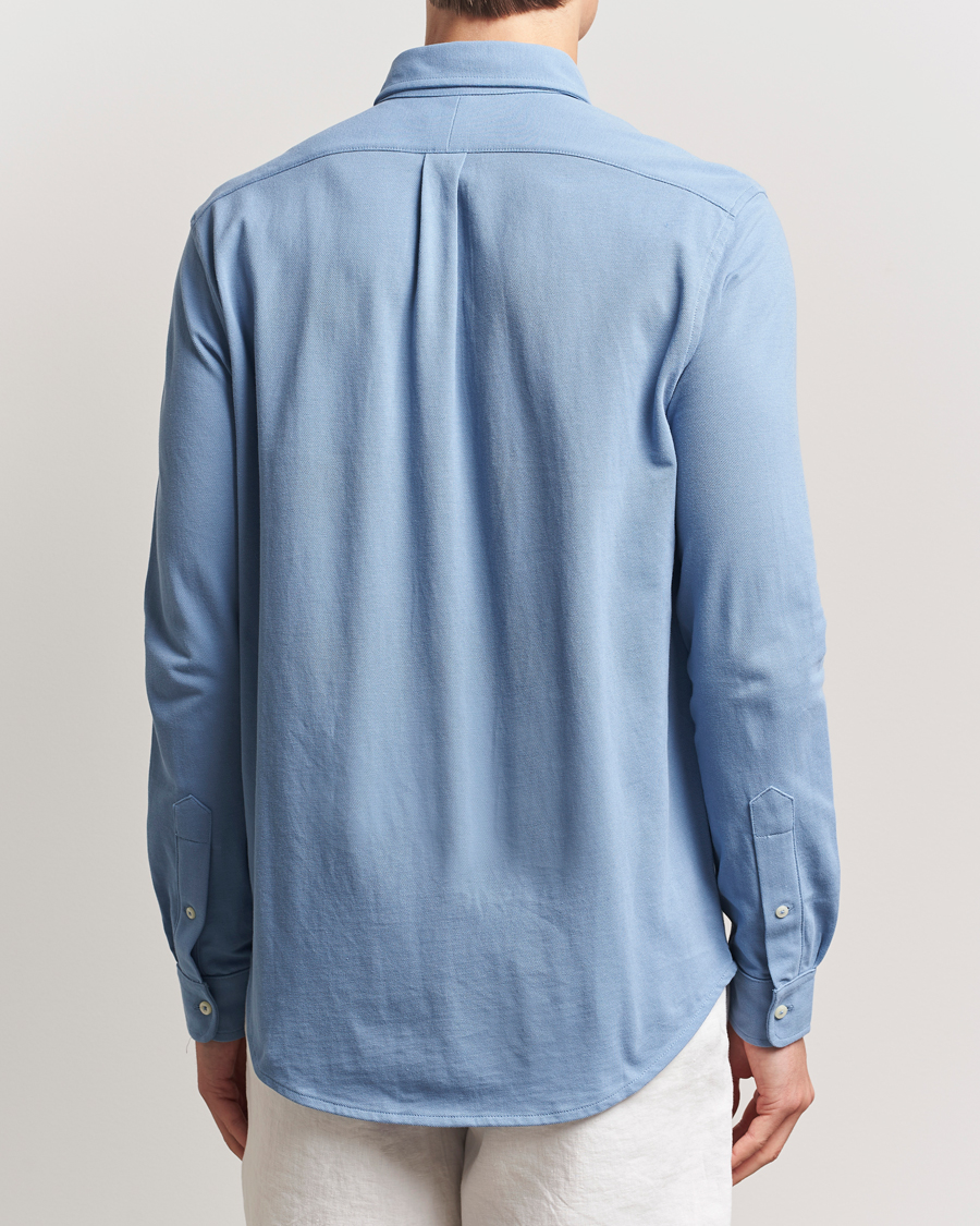 Men | Shirts | Polo Ralph Lauren | Featherweight Mesh Shirt Channel Blue