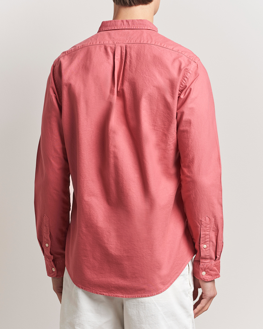 Men | Shirts | Polo Ralph Lauren | Slim Fit Garment Dyed Oxford Shirt Adirondack Berry