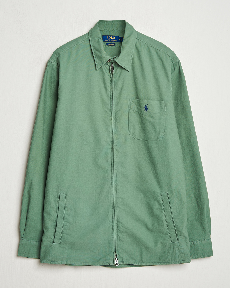 Men | Shirts | Polo Ralph Lauren | Garment Dyed Oxford Overshirt Fatigue