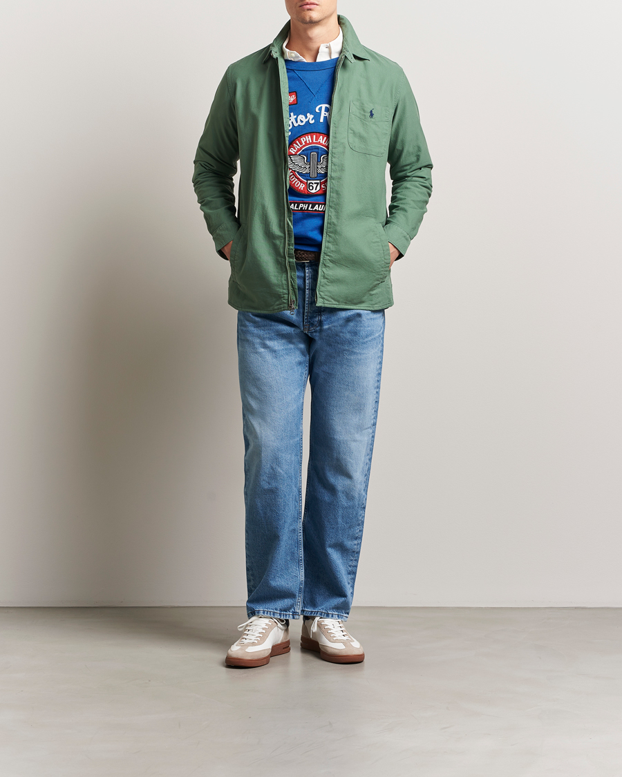 Men | Shirts | Polo Ralph Lauren | Garment Dyed Oxford Overshirt Fatigue