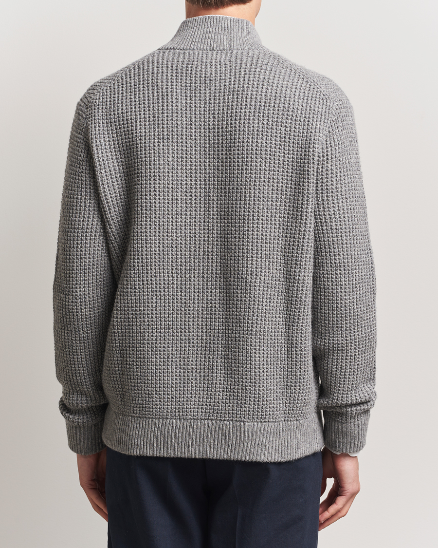 Men | Sweaters & Knitwear | Polo Ralph Lauren | Cotton/Wool Button Cardigan Fawn Grey Heather