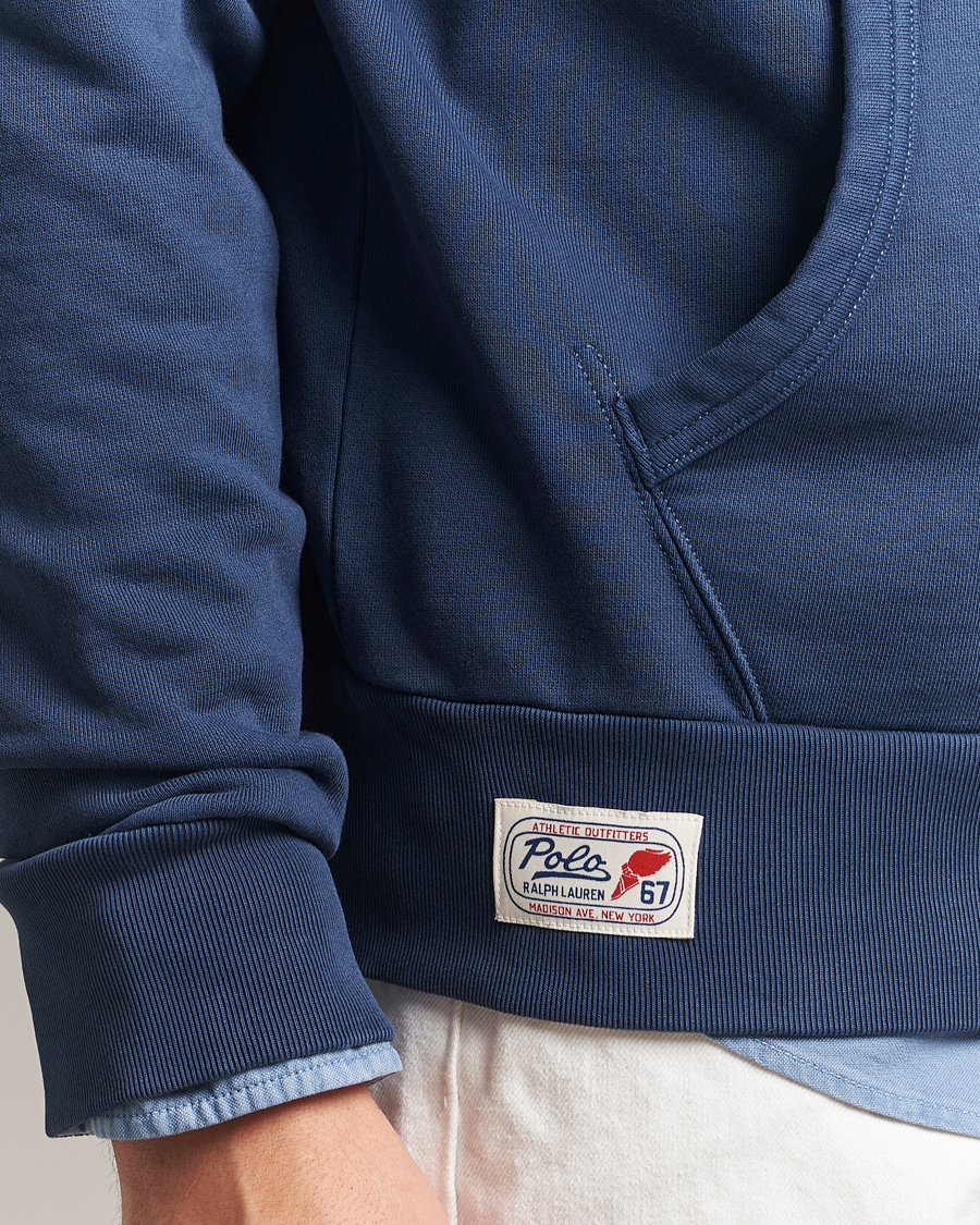 Men | Sweaters & Knitwear | Polo Ralph Lauren | P-Wing Print Hoodie Rustic Navy