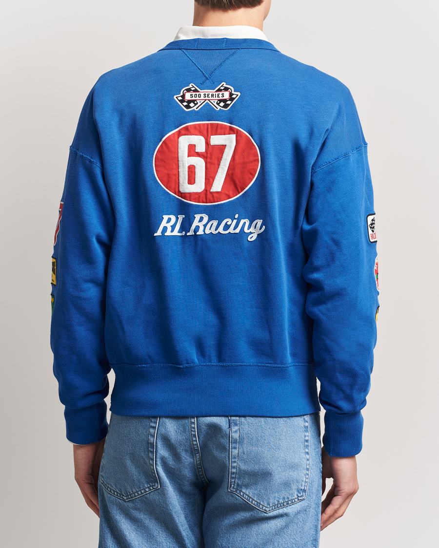 Men | Sweaters & Knitwear | Polo Ralph Lauren | Vintage Fleece Motor Racing Sweatshirt Heritage Blue