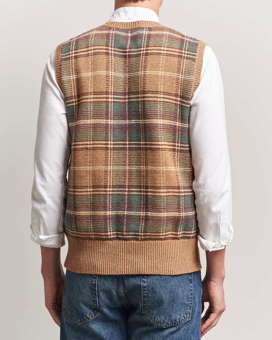 Men | Sweaters & Knitwear | Polo Ralph Lauren | Wool/Cotton Vest Tan Combo