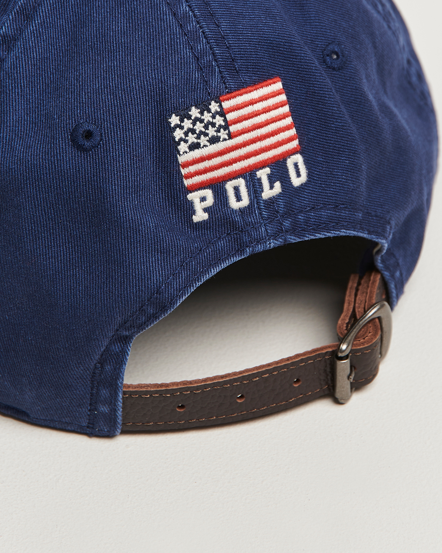 Men | Hats & Caps | Polo Ralph Lauren | Cotton Twill USA Cap Newport Navy