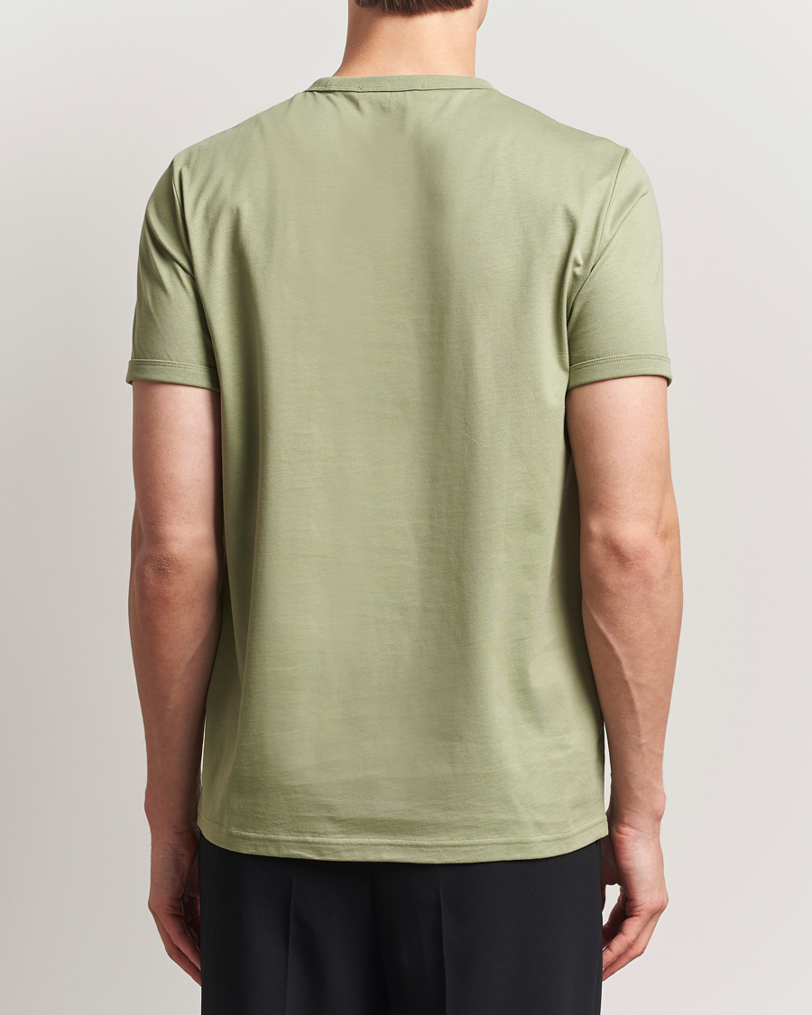 Men | T-Shirts | Fred Perry | Ringer T-Shirt Olive Mint