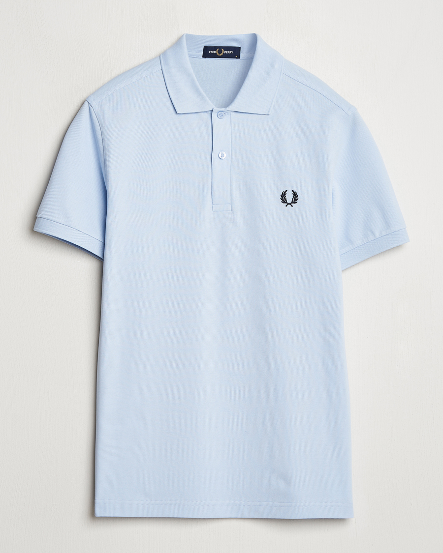 Men | Polo Shirts | Fred Perry | Plain Polo Shirt Light Smoke